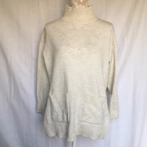 Ann Taylor / Factory Mockneck Pocket Sweater XS PM - Picture 1 of 8
